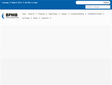 Tablet Screenshot of bpmb.com.my